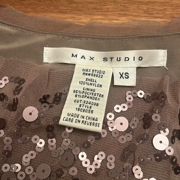 NWOT Max Studio
Size XS 
Sequence Dress
Stretchy
#261A - Picture 7 of 7